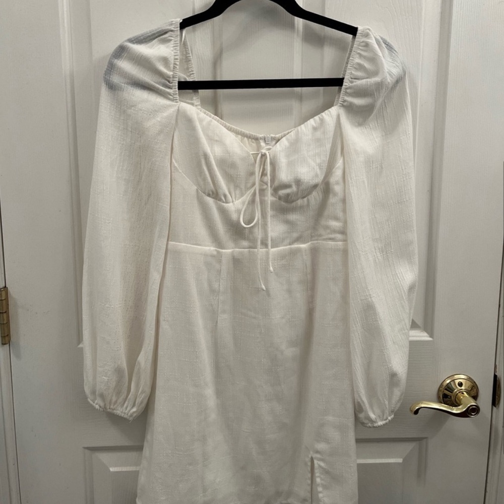 Princess Polly Alena mini dress size 2 white